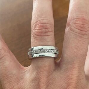 Pianegonda stacking rings 3 silver 925 made in Italy size 6.5